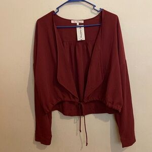 Willow and root blouse. Size large